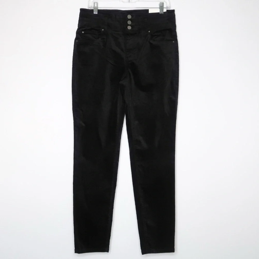 Ann Taylor High Rise Uncut Corduroy Curvy Skinny Pant